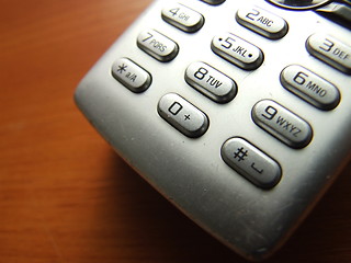 Image showing cellphone keypad closeup