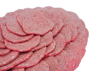 Image showing fresh hamburger