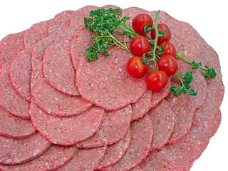 Image showing fresh hamburger