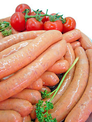 Image showing fresh sausages