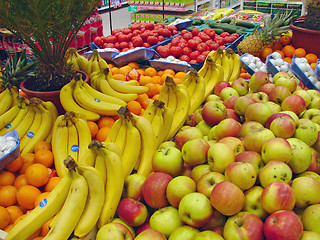 Image showing fruits in supermarket