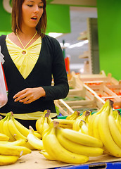 Image showing buying food in supermarket