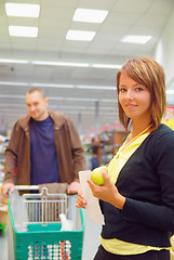 Image showing happy couple in shopping