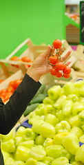 Image showing buying tomato