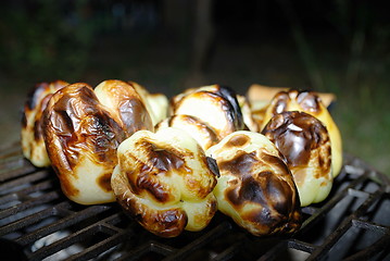 Image showing barbecued peppers