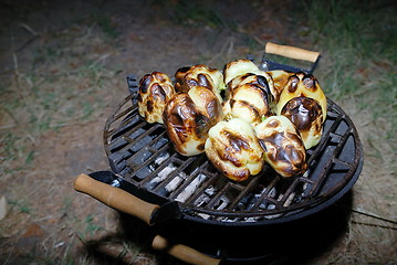 Image showing barbecued peppers