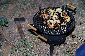 Image showing barbecued peppers