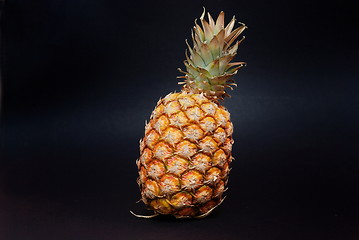 Image showing ananas on black background