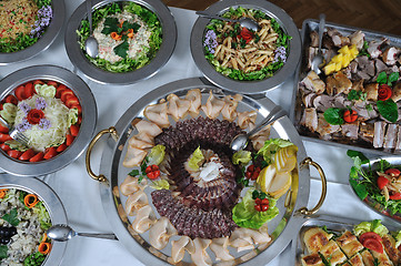 Image showing buffet food