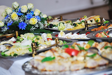 Image showing buffet food