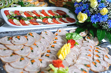 Image showing buffet food