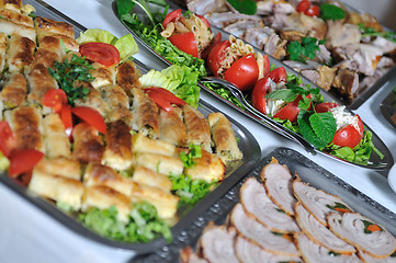 Image showing buffet food