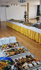 Image showing buffet food