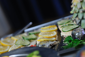 Image showing buffet food