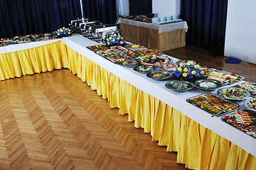 Image showing buffet food