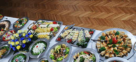 Image showing buffet food