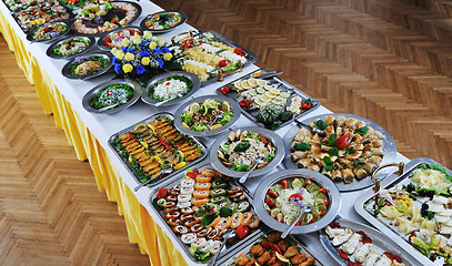 Image showing buffet food