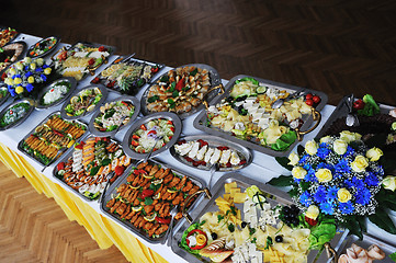 Image showing buffet food