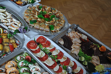 Image showing buffet food