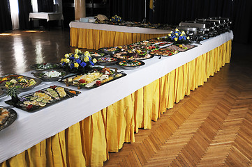 Image showing buffet food