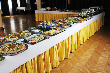 Image showing buffet food