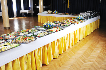 Image showing buffet food