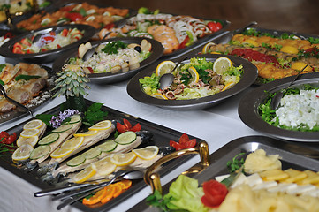 Image showing buffet food