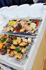 Image showing buffet food