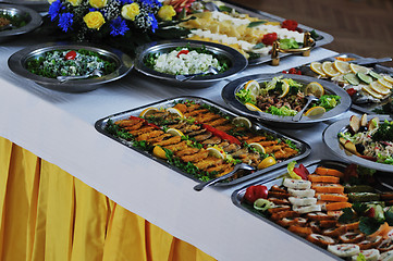 Image showing buffet food