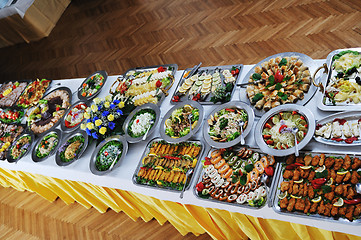 Image showing buffet food