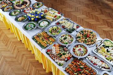 Image showing buffet food