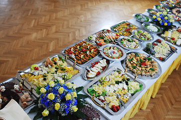 Image showing buffet food