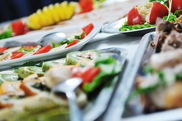 Image showing buffet food