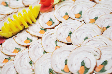 Image showing buffet food