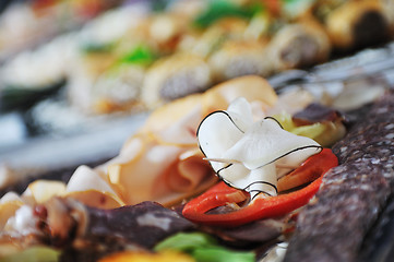 Image showing buffet food