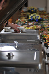 Image showing buffet food