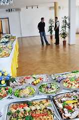 Image showing buffet food