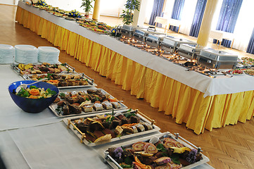 Image showing buffet food