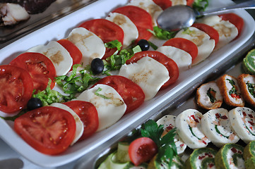 Image showing buffet food