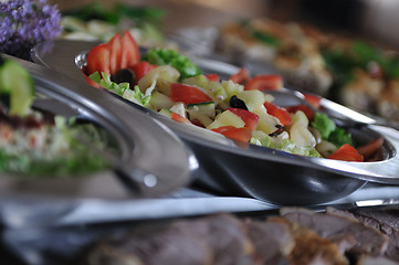 Image showing buffet food