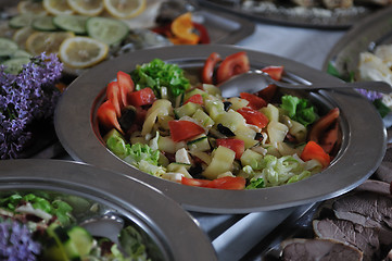 Image showing buffet food