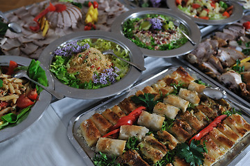 Image showing buffet food