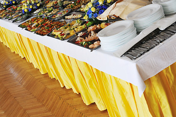 Image showing buffet food