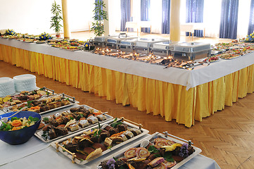 Image showing buffet food