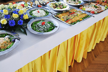 Image showing buffet food