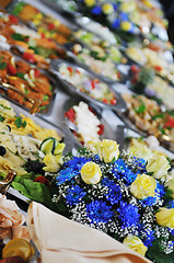 Image showing buffet food