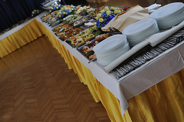 Image showing buffet food