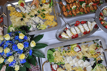 Image showing buffet food