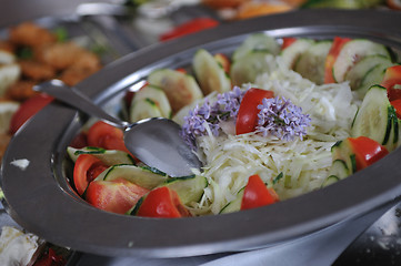 Image showing buffet food