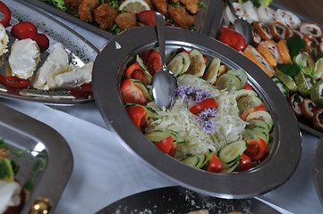 Image showing buffet food